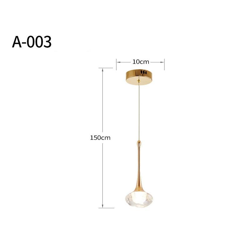 Light Luxury Duplex Villa Crystal Ball Long-line Chandeliers