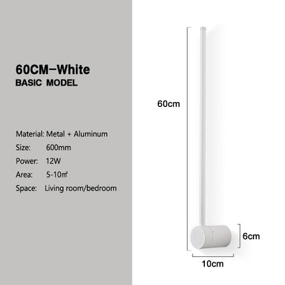 360 Degree Rotation LED Wall Lights Interior Wall Lamps Living Room Bedroom Indoor Wall