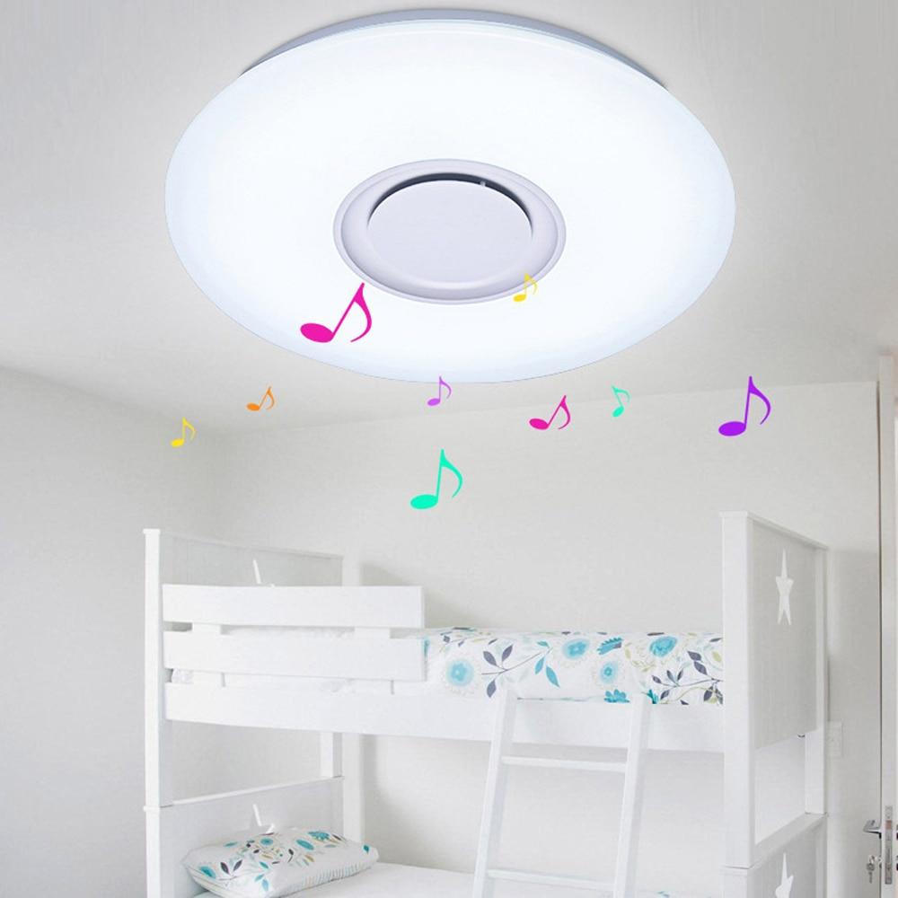 Smart LED Ceiling Lights RGB Dimmable 35W APP Remote Control Bluetooth Music Star Light Bedroom Diamond Shine Ceiling Lamp