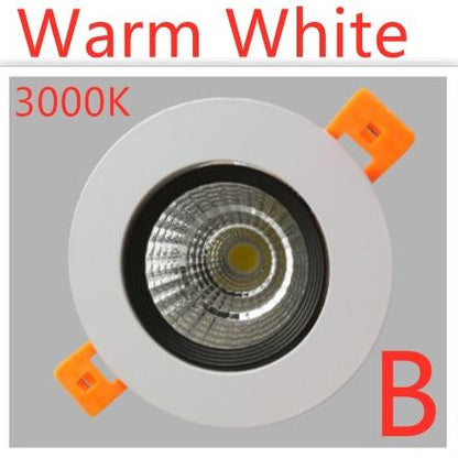 Led Downlight Dimmable lamp 3w 5w 7W 12w 15w 20w  30w 40w cob led spot 220V/110V ceiling recessed downlights round panel light
