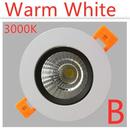 Led Downlight Dimmable lamp 3w 5w 7W 12w 15w 20w  30w 40w cob led spot ceiling recessed downlights round panel light