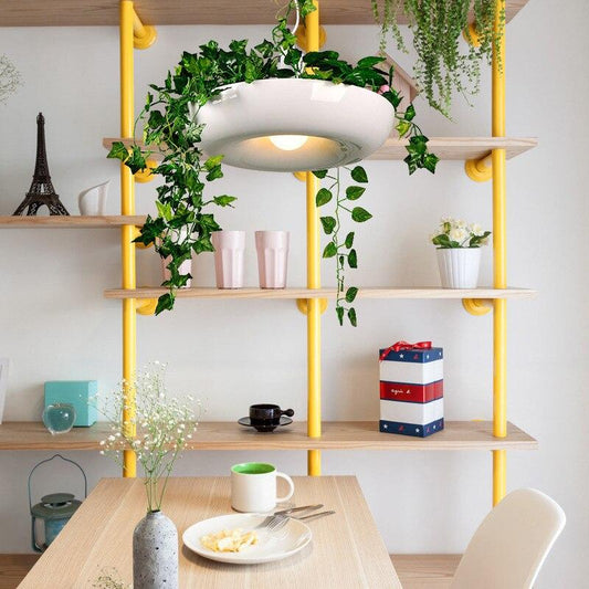 Nordic Aerial Flower Pot Pendant Light Study Creative Personality Bar Plant Potted Plants Babylon Restaurant Cafe Pendant Lamp