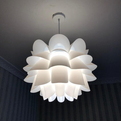 DIY Lotus  Puzzle Pendant Lamp E27 pendant light Cafe Living Room Restaurant Ceiling Room Decoration LED Hanging Lamp