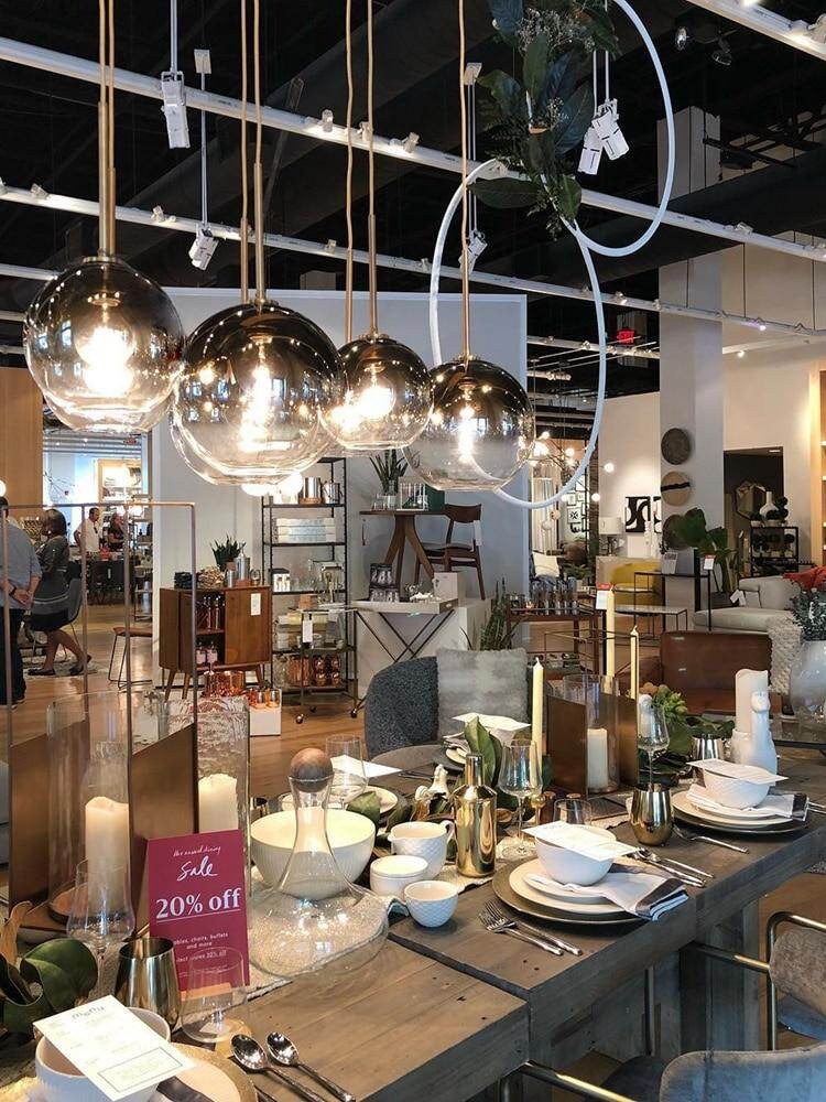 Loft Modern Pendant Light Silver Gold Glass Ball Hanging Lamp Hanglamp Kitchen Light Fixture Dining Living Room Luminaire