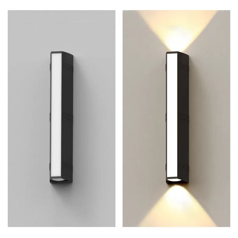 Modern LED Wall Lights Waterproof Outdoor Wall Lamp Long Strip IP65 Aluminum Wall Light Garden Porch Light