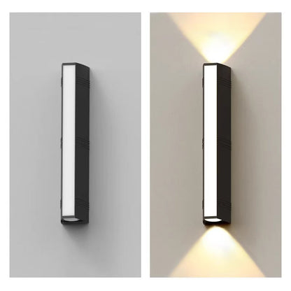 Modern LED Wall Lights Waterproof Outdoor Wall Lamp Long Strip IP65 Aluminum Wall Light Garden Porch Light