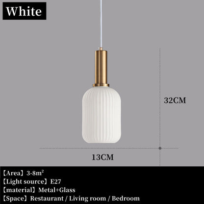 Luxury Modern Nordic Style Hanging Lamp LED Pendant Lights Interior Lighting Fixtures For Restaurant Chandelie Bar Decoration