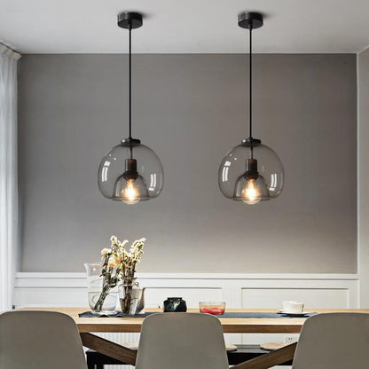 Nordic Glass Chandeliers Three-headed Combination Lamps