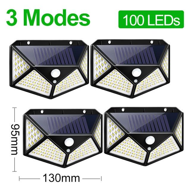 3 Modes LED Solar Light Outdoor Solar Lamp PIR Motion Sensor Wall Light Waterproof Solar Powered Sunlight for Garden Decoration