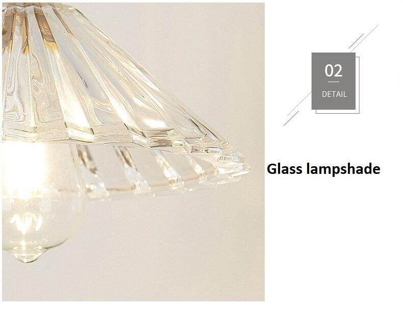 Glass Modern Pendant Light Kitchen Light Fixture Dining Room Vintage Hanging Lamp Bedside Hanglamp Vintage Luminaire