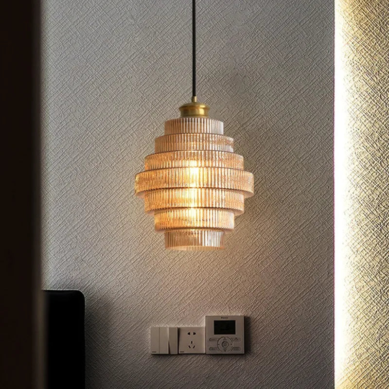Nordic Retro Creative Luxury Iron Glass LED Decor Home Pendant Lamp Bar Bedroom Foyer Dining Room Lighting Fixtures Dropshipping