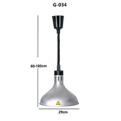 Restaurant Food Insulation Lamp Heating Lamp Commercial Chandelier Single-head Food Insulation Heating Lamp Barbecue Lamp