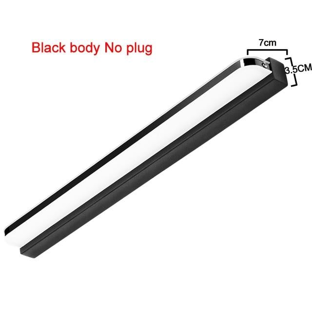 LED Mirror Light 40/50cm 9W/12W Waterproof Modern Cosmetic Acrylic Wall Lamp For Bathroom Light sconce lamp ZJQ0004