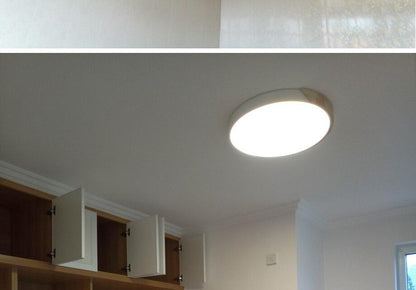 LED Ceiling Light Modern Dining Room Bedroom Decoration Lighting Ultra-thin Ceiling Lamp 2.4G Remote Control Dimming Iron + Wood