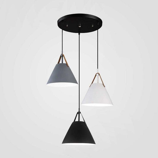 Nordic Restaurant Pendant Lights LED Handlamp Indoor Dinning Room Lamp Home Lighting Single-Three Heads Lamparas E27 AC110-220V