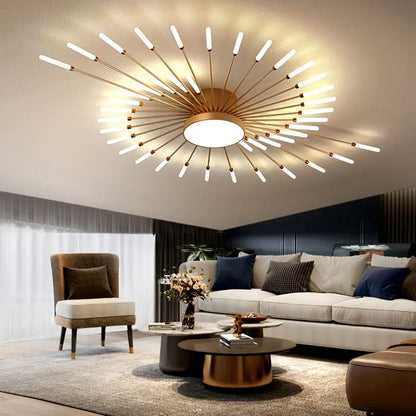Creative LED Ceiling Lamp Modern Living Room Lights Nordic Lustre Indoor Chandelier Fixtures Lamps