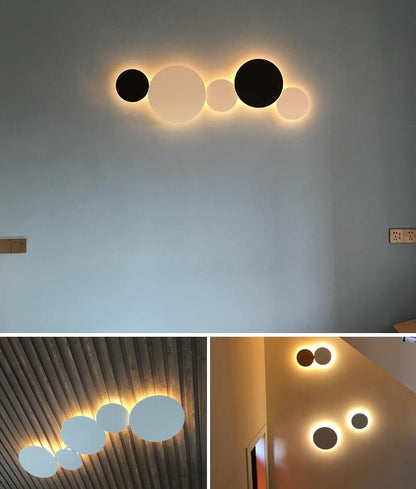 Indoor LED Wall Lamp Living Room Decoration Wall Light Home Lighting Fixture Loft Stair Light Round/Square Aluminum