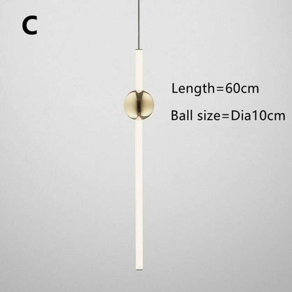 Modern Glass Metal Ball Pendant Lights Luminaria Cylinder Pipe Industrial Lamp Hanglamp Lustre Suspension
