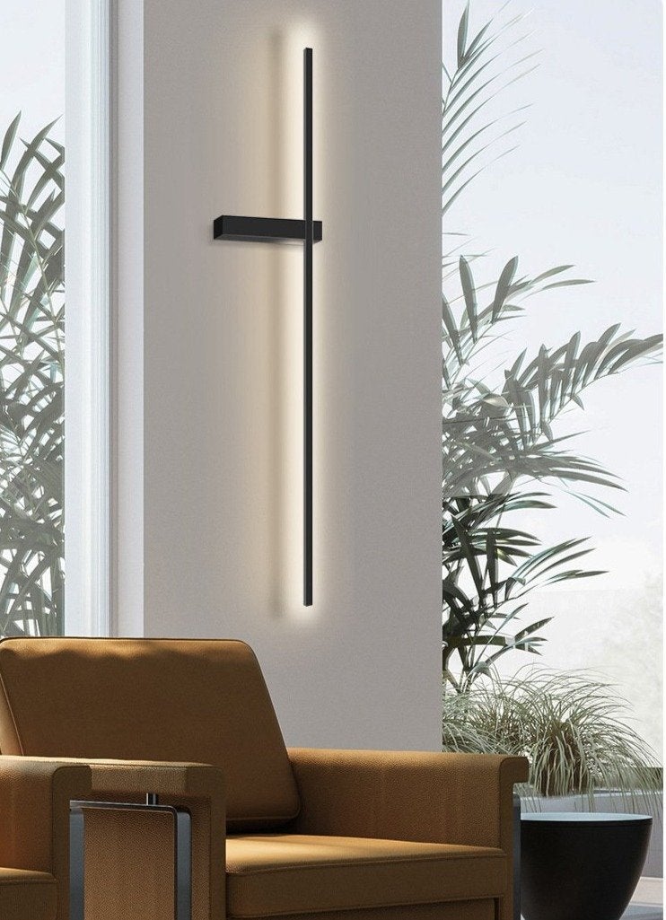 Long Wall Lamp Background Line Wall Lamp