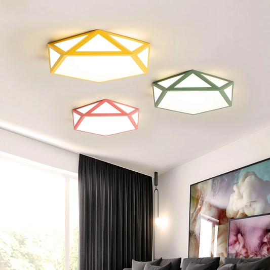Modern LED Ceiling Lamp Indoor Ceiling Lights For Living Room Bedroom Family Home Lighting Flush Mount Ceiling Light