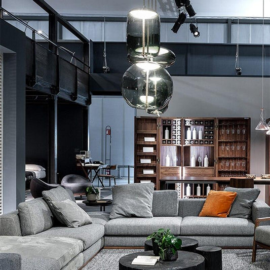 Modern Glass Scandinavian Pendant Lights Nordic Hanglamp Hemp Rope Industrial lamp For LOFT Deco Maison