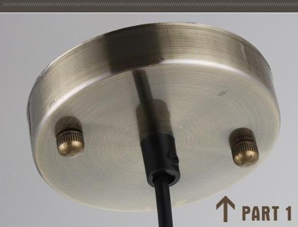 Nordic American Glass Chandelier