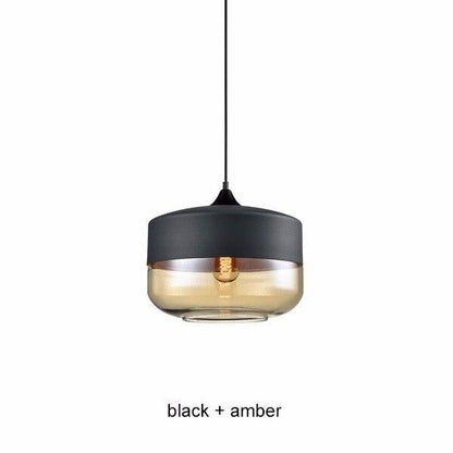 Glass Lamp Modern Pendant Lights Kitchen Fixtures For Dining Room Restaurant Bar Black White Indoor Home Hanging Lighting Lustre