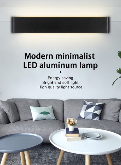 LED Wall Lamp Modern Light Fixture Indoor Wall Sconce Minimalist Stair Bedroom Bedside Living Room Home Hallway 10W 20W Lighting