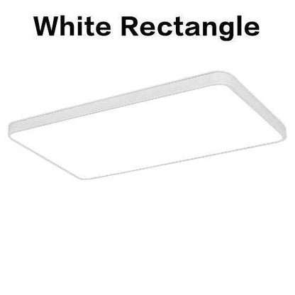 Ultra-Thin 5CM LED Modern Simple Ceiling Light Round Square Lamp For Living Room