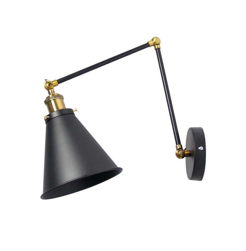 American Style Rural Retro Industrial Wind Iron Wall Lamp Hotel Bedside Lamps