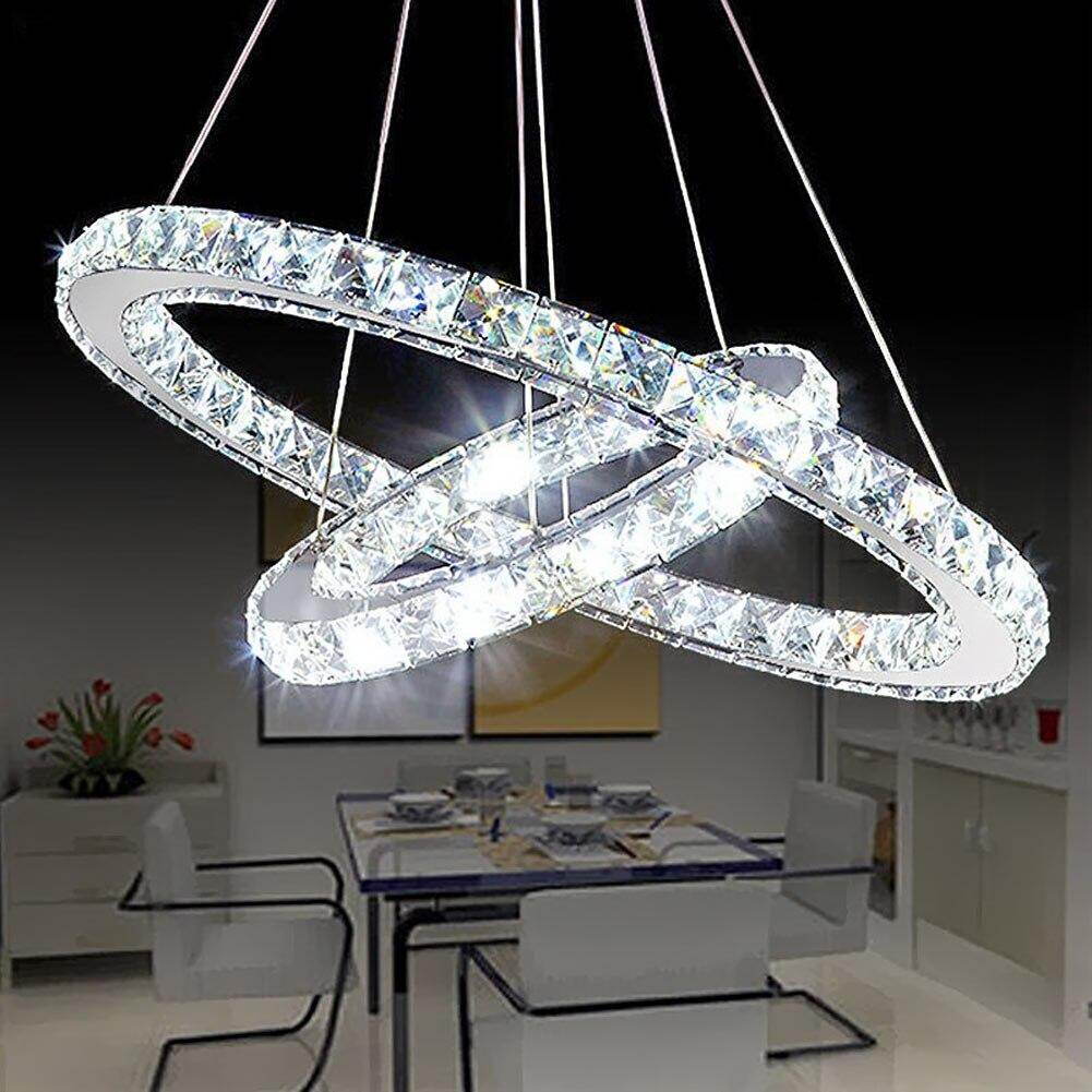 30/40/50 CM LED Pendant Lights Modern LED Crystal Lamp For Living Room Restaurant Lamp LED Crystal Hanging Lamp
