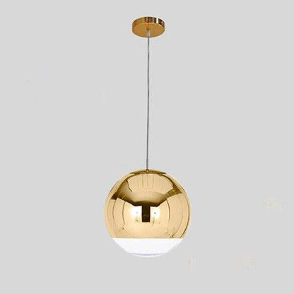 Modern TDixon Pendant Lights Gold Silver Mirror Ball Hanglamp Globe Glass Led Lamp Kitchen Living Room Bedroom Nordic Lamp