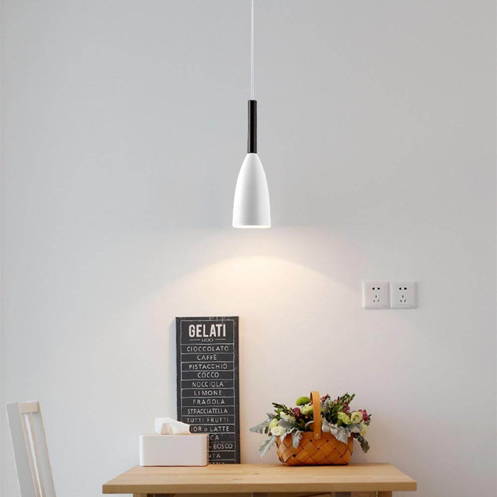 Nordic simple pendant light E27 LED modern  led hanging lamp for bedroom living room lobby restaurant bar Art creative lightings