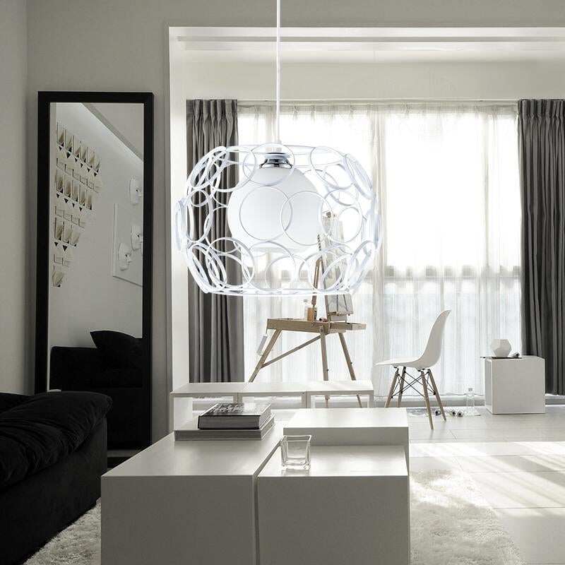 modern cage pendant light iron minimalist retro Scandinavian loft pyramid pendant lamp metal Hanging Lamp E27 Indoor DD01