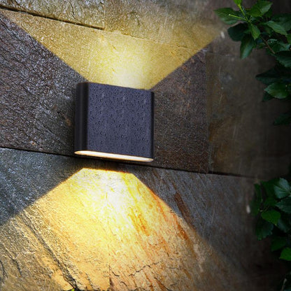 Waterproof Outdoor Wall Lamp 6W 12W LED Source Up And Down Lighting Modern Minimalist Indoor Engineering Porch Garden Light
