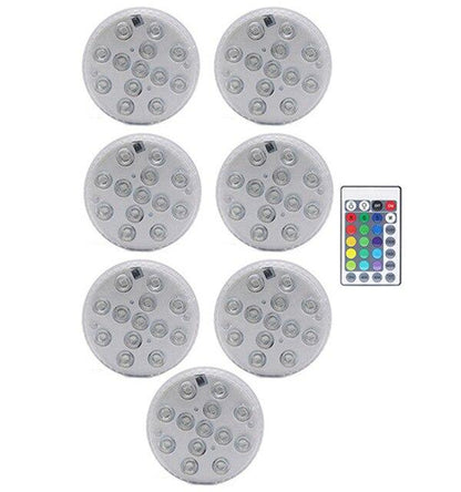 RGB Submersible Light with Magnet 13 LED Underwater Night Light Swimming Pool Light for Outdoor Vase Fish Tank Pond