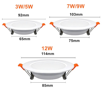 LED Downlight 3W 5W 7W 9W 12W recessed ceiling led Warm White Cold White led ceiling lamp Bedroom Kitchen Indoor Spot Light