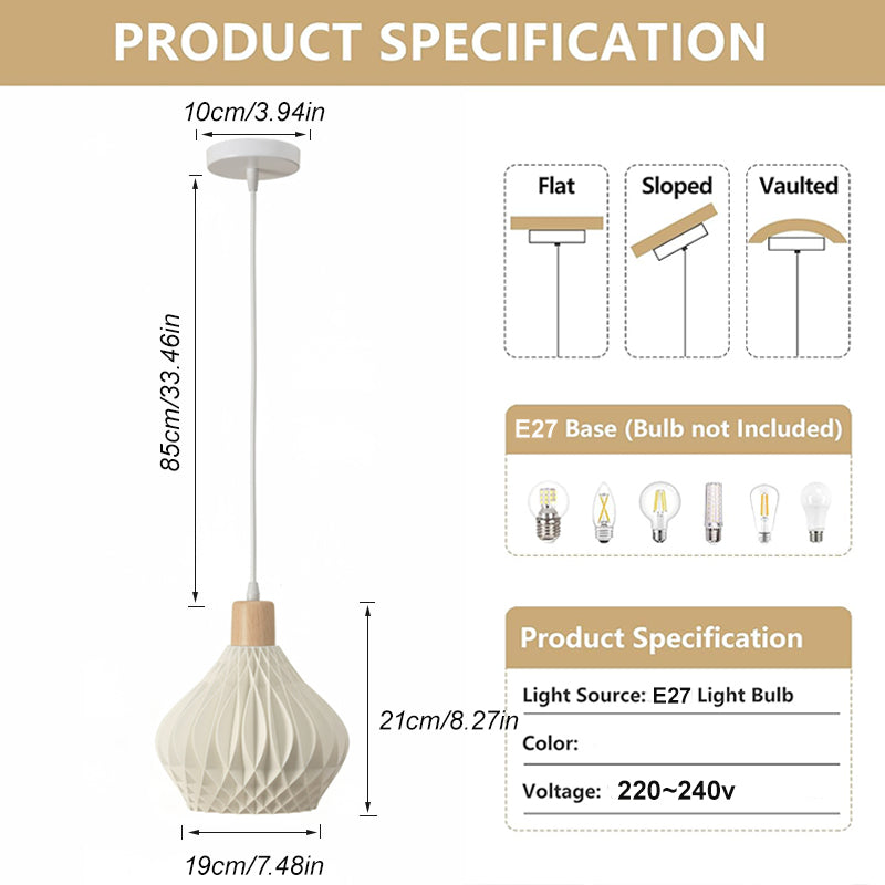 Bamboo Pendant Lamp Hanging Lamp Handmade Rattan Chandelier Fixture Restaurant Dining Room Indoor Lighting AC85-260V