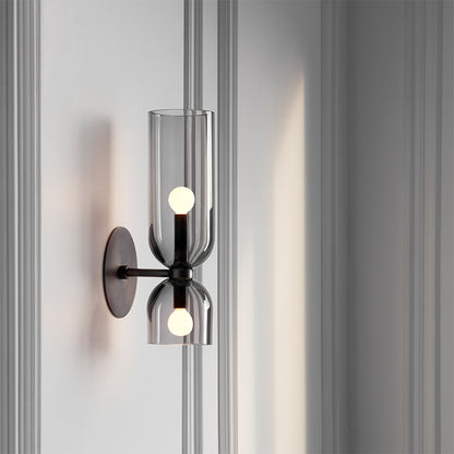 Nordic Creative Glass Wall Lamp Hallway Foyer Bedroom Living Room Bedside Lamp Study Light Wall Lamp