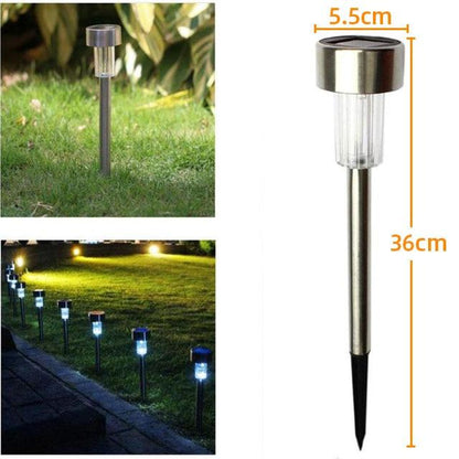 Lawn Light Led Garden Lamp Solar Garden Light Stainless Waterproof  Steel Solar Lamp for Garden Lights Outdoor Path Light