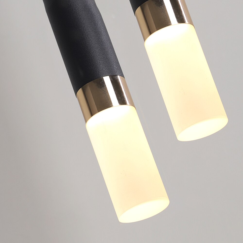 Led Pendant Light Dual light Sources Shine Up and Down Droplight Fixture Kitchen Island Dining Room Shop Bar Counter Decoration