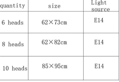 Living Room Chandelier Golden Wrought Iron Crystal Lamp Restaurant Atmosphere Hotel Hall Lamp Candle Lamp
