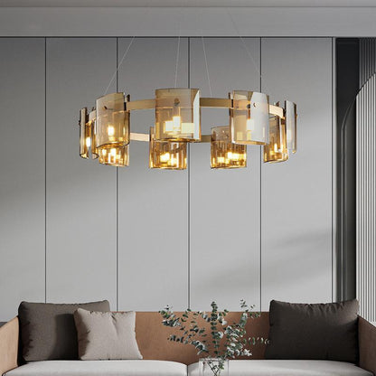 Modern Light Luxury Living Room Chandelier Simple Bedroom Creative High-end Nordic Restaurant Bar Main Light