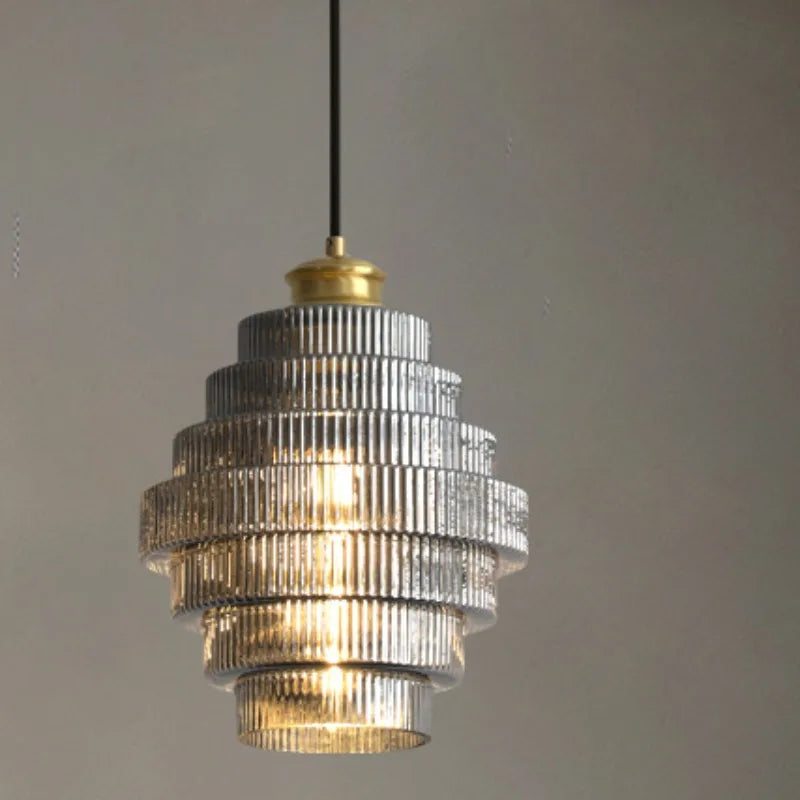 Nordic Retro Creative Luxury Iron Glass LED Decor Home Pendant Lamp Bar Bedroom Foyer Dining Room Lighting Fixtures Dropshipping