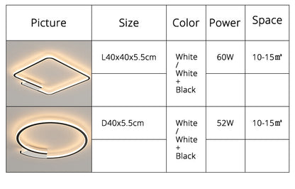 Ceiling Lights For Living Room Bedroom Dining Indoor Lighting Lamp Fixtures Luminaria Smart Home Indoor Ceiling Lamp