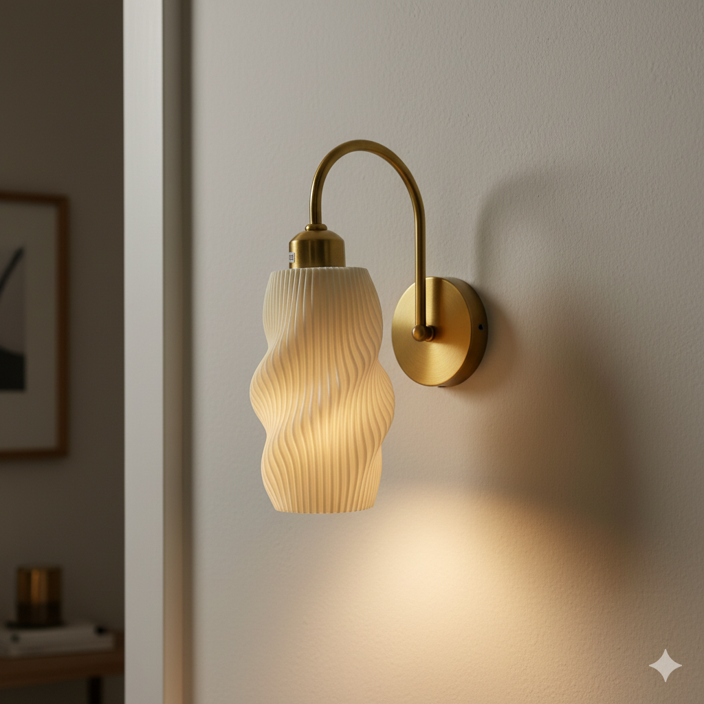 LED Wall Lamp Livingroom Bedroom Modern Simple Crative Light Fixture Lighting PVC lampshade Modern Sconce  Wall Lamp