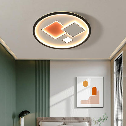 Creative Bedroom Ceiling Lamps Modern Minimalist Nordic Round Lamps