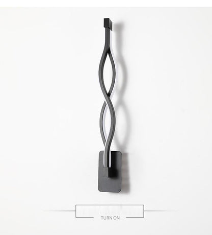 Modern Minimalist Wall Lamps Living Room Bedroom Bedside 16W LED Sconce black white Lamp Aisle Lighting decor ZBD0030