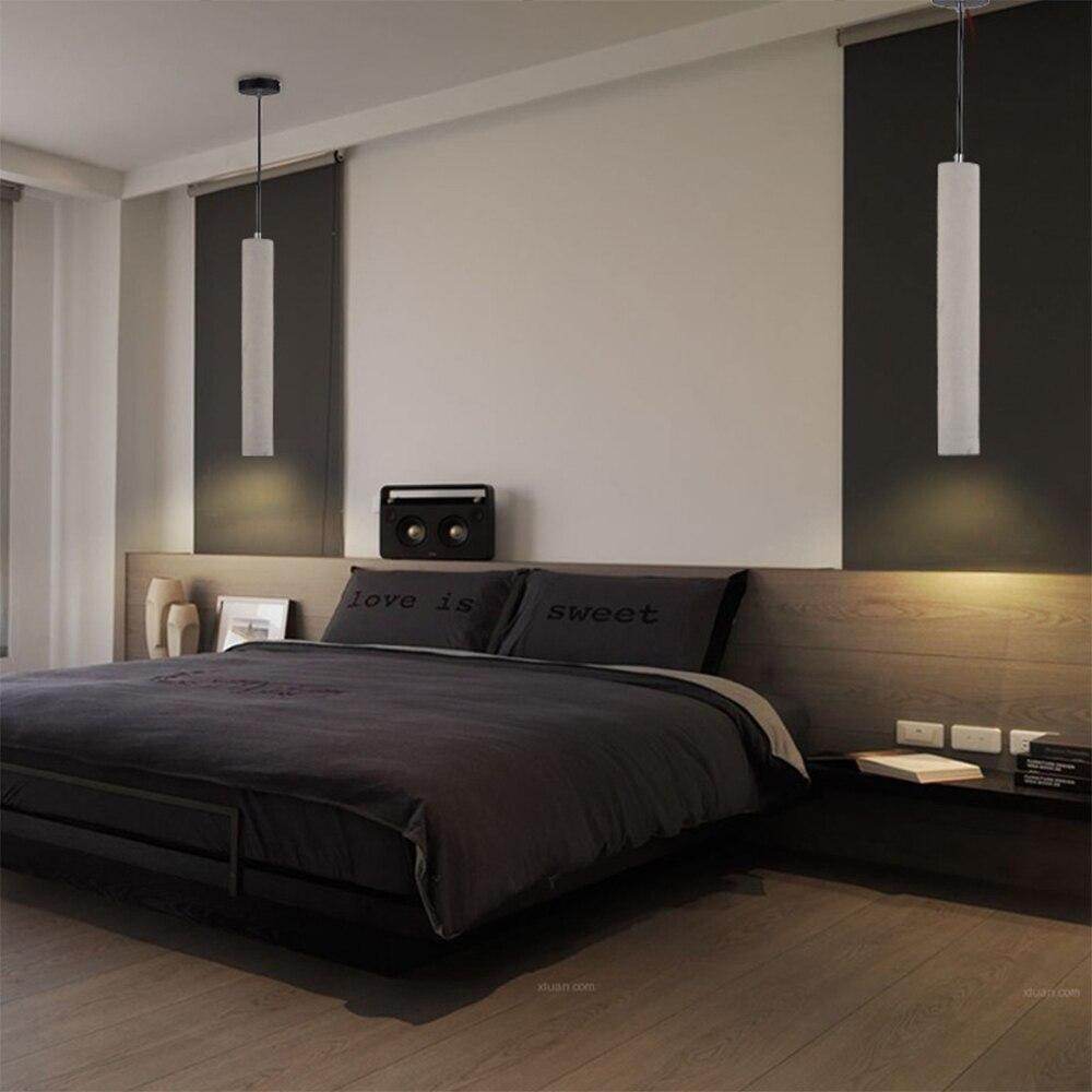 Nordic Cement  Single Head Pendant Lights Personality Creative Nightstand Bedroom Head Industrial Wind Cement Decorative Lamp