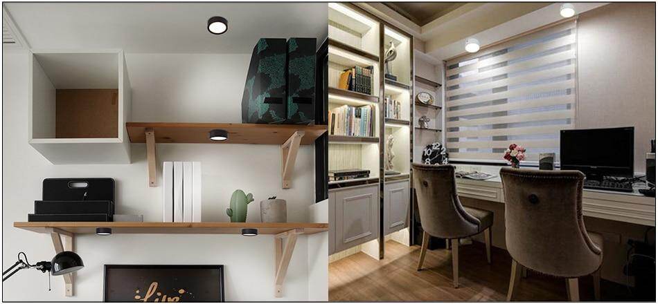 LED Ceiling Light Surface Mounted Ceiling Lamp 3W 5W 7W 10W 3000K 4000K 6000K Indoor Living Room Book Rack Lighting